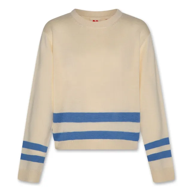 Pull Elly Bandes | Ivoire