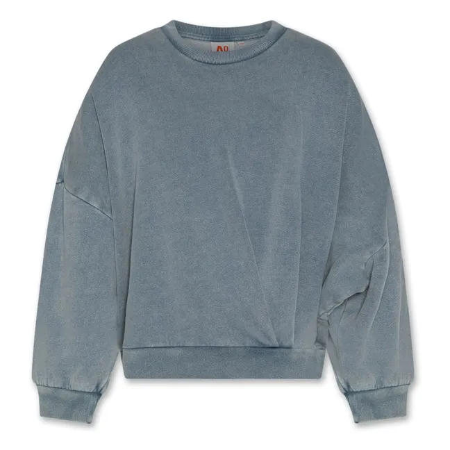 Felpa in cotone riciclato Lys | Blu