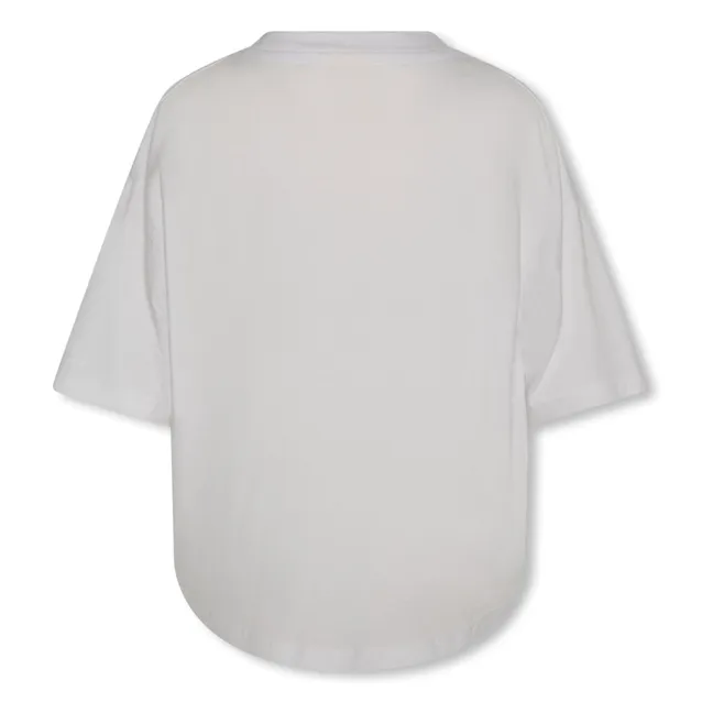 True Bird - T-shirt oversize in cotone riciclato | Bianco