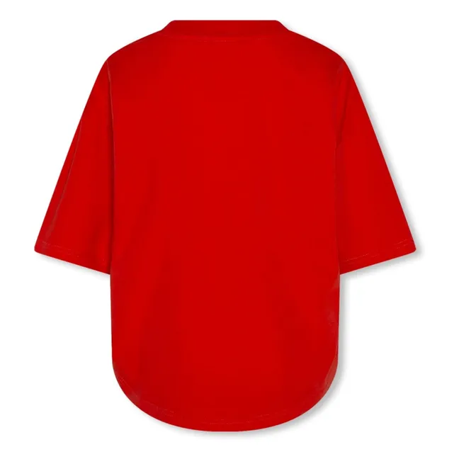 T-shirt Oversize True Sunseeker Coton Recyclé | Rouge