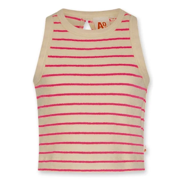 Camiseta de tirantes de rayas Melli | Rosa