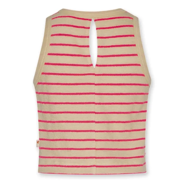 Camiseta de tirantes de rayas Melli | Rosa