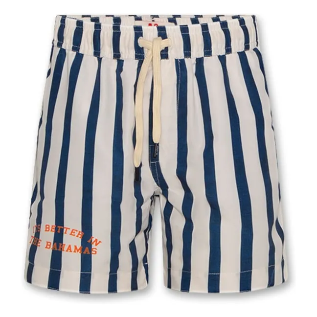 Pantaloncini da bagno a righe Toni Bahamas | Blu