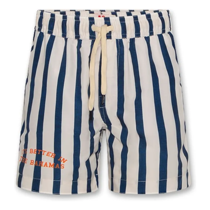 Shorts de baño a rayas Toni Bahamas | Azul- Imagen del producto n°0