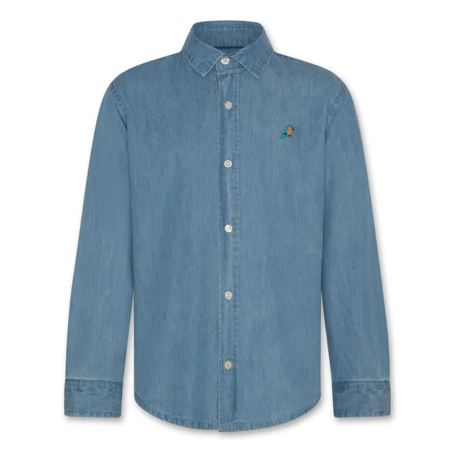 Alan Lemon Denim Shirt | Blue