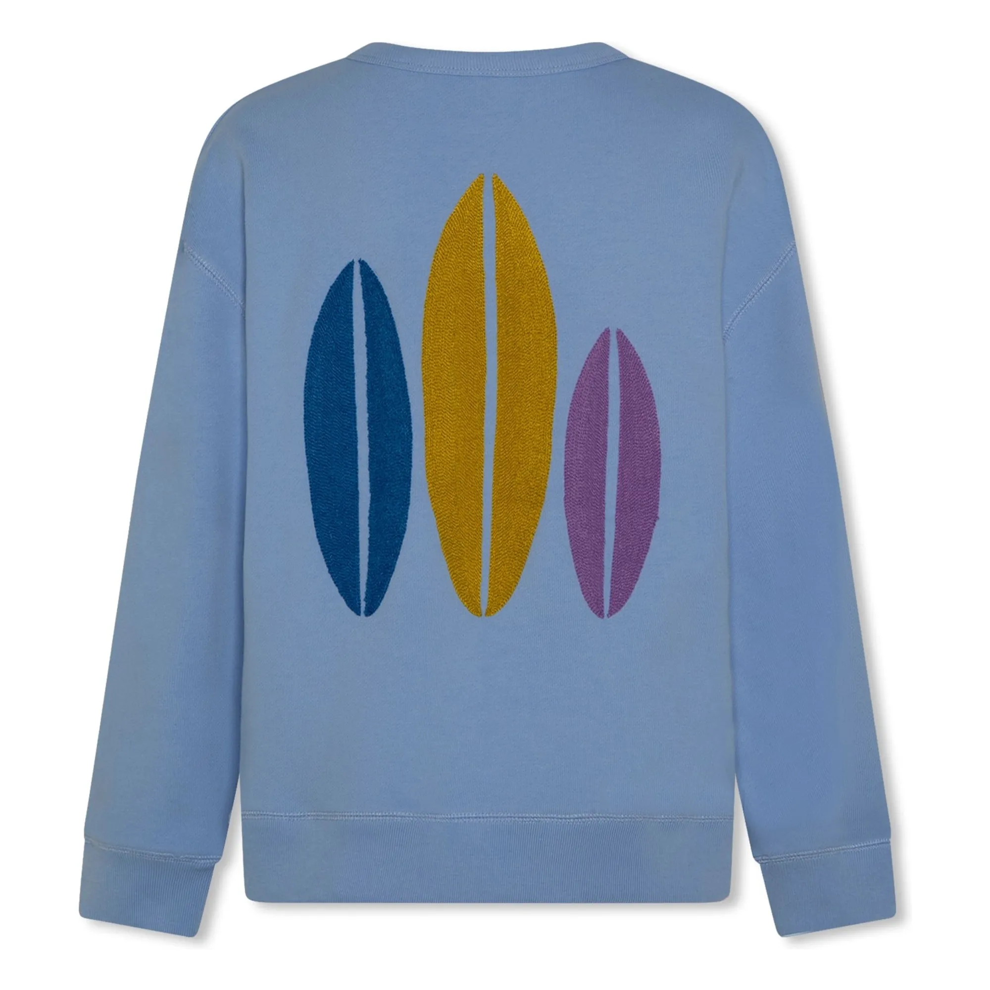 Ao76 Light Blue Oscar Recycled Cotton Sweatshirt