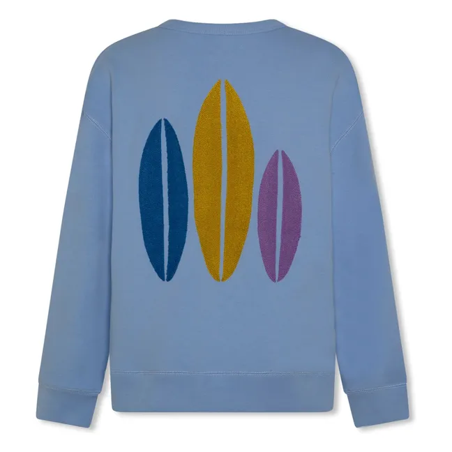 Felpa Oscar in cotone riciclato | Azzurro