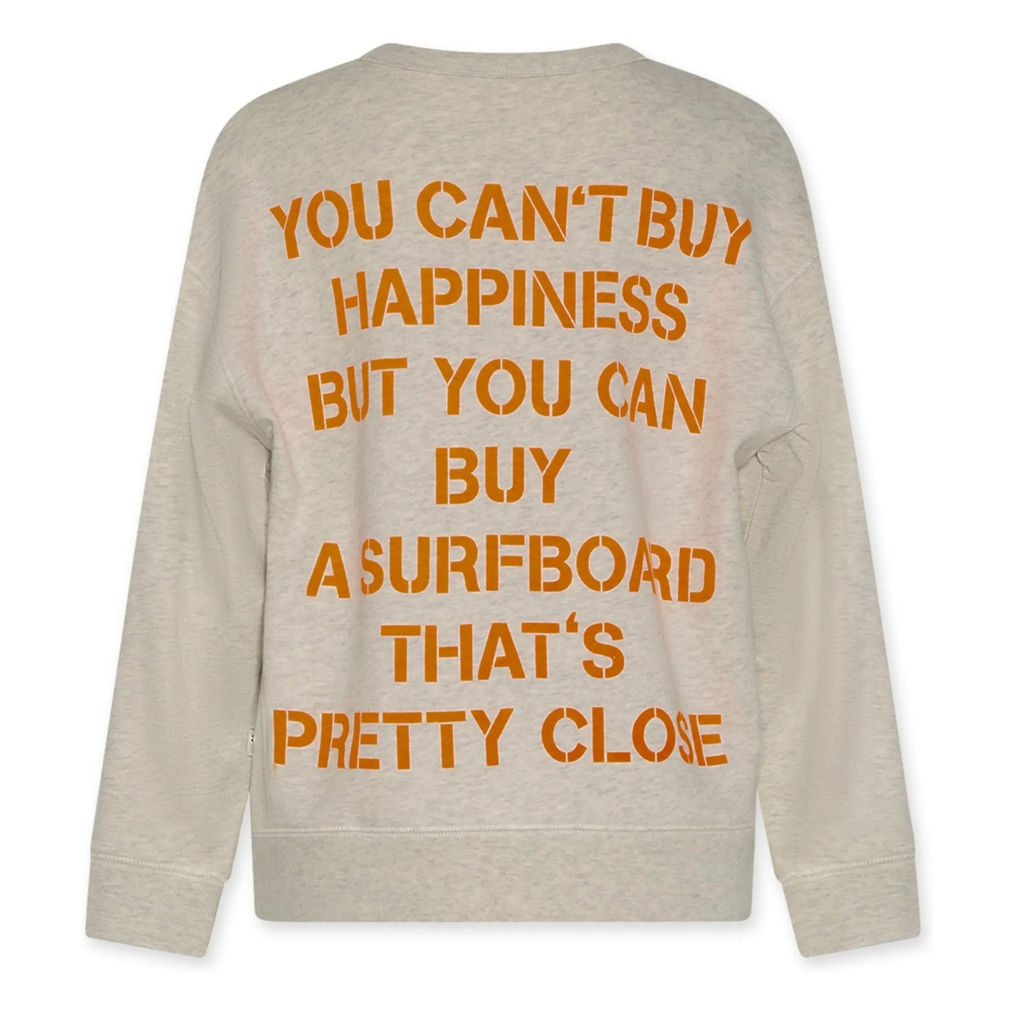 Ao76 Oatmeal Oscar Happiness Recycled Cotton Sweatshirt