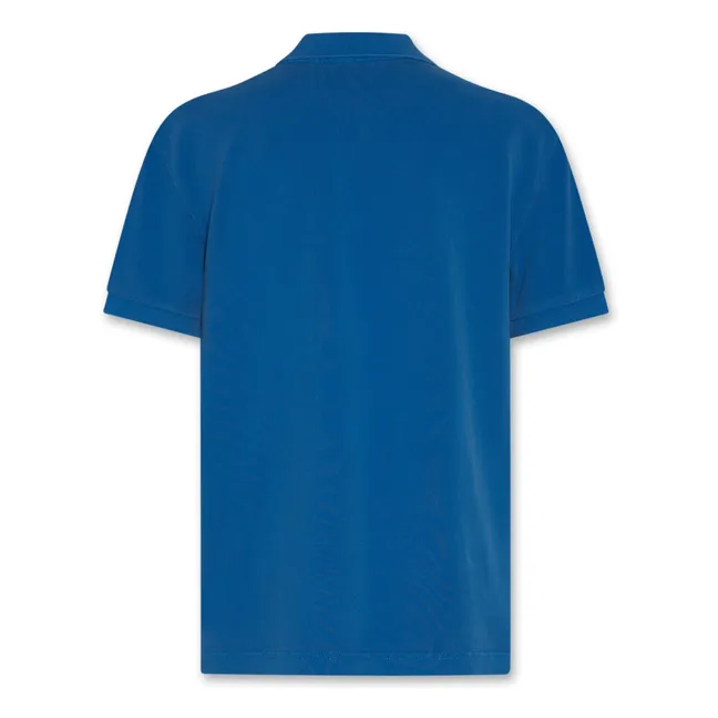 Polo in cotone riciclato Otsan | Blu
