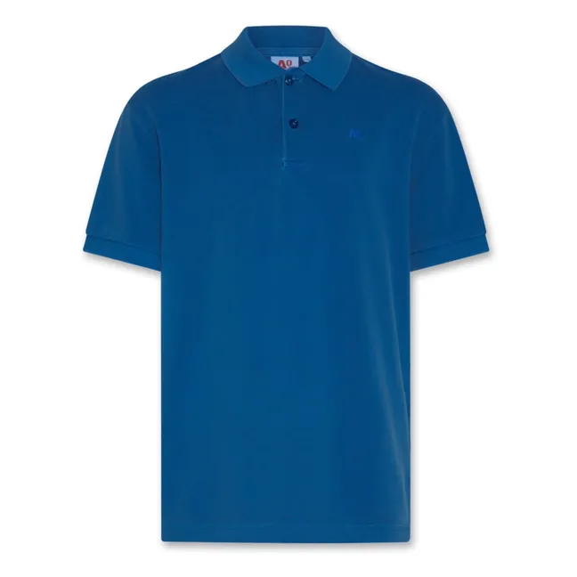 Polo in cotone riciclato Otsan | Blu