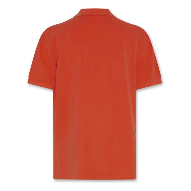 Polo Otsan de algodón reciclado | Rojo