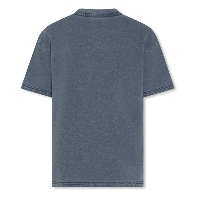 Camiseta Kanye Soho Algodón reciclado | Azul Gris