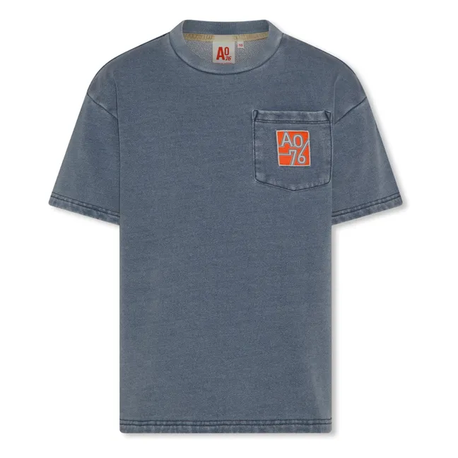 T-shirt Kanye Soho Coton Recyclé | Bleu gris