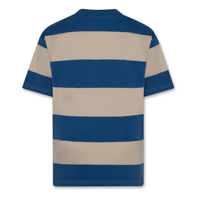 T-shirt Kanye Rayé Coton Recyclé | Bleu