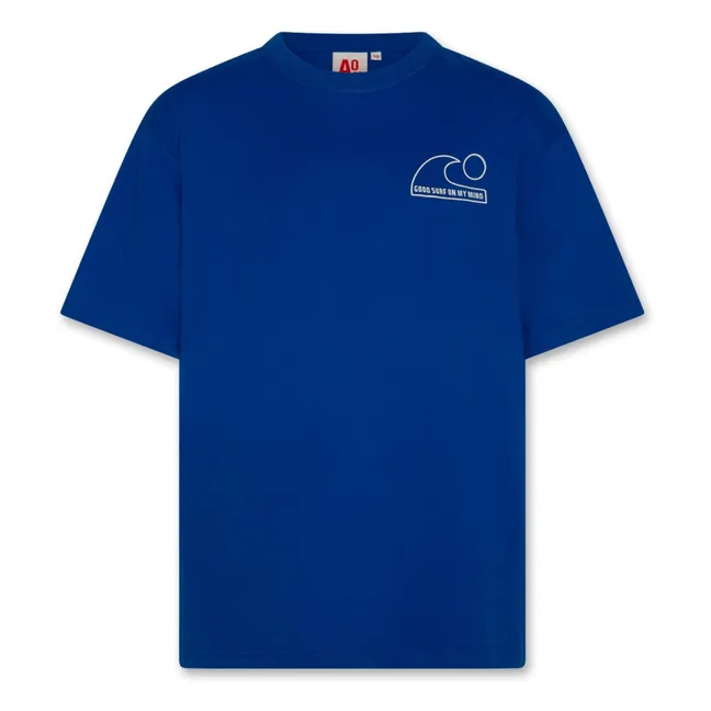 T-shirt Silas Easy Coton Recyclé | Bleu