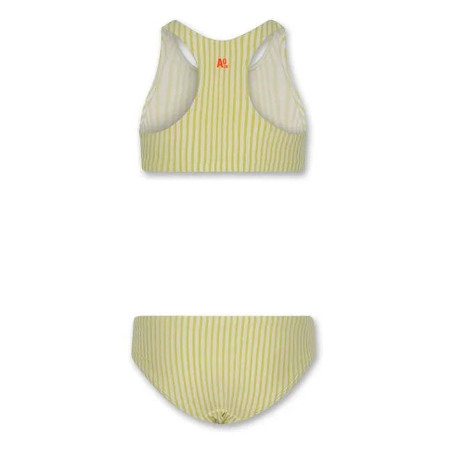 Maillot de Bain Dara Rayé | Jaune