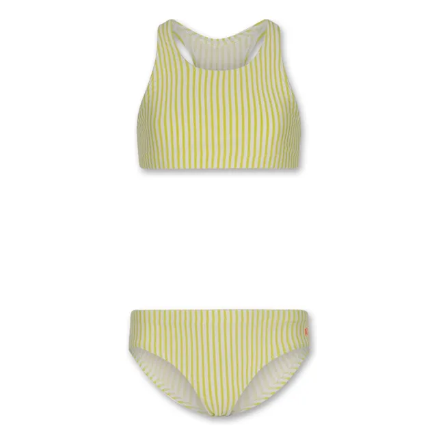 Maillot de Bain Dara Rayé | Jaune