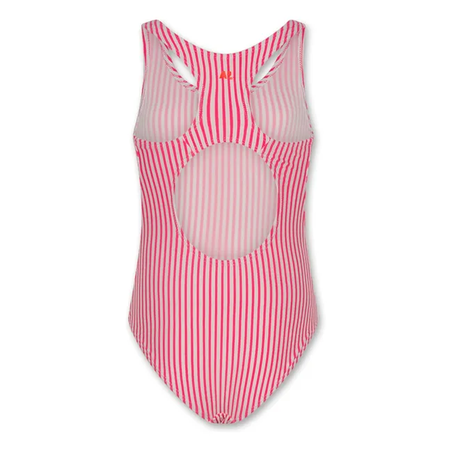 Maillot de Bain Franzi Rayé | Rose