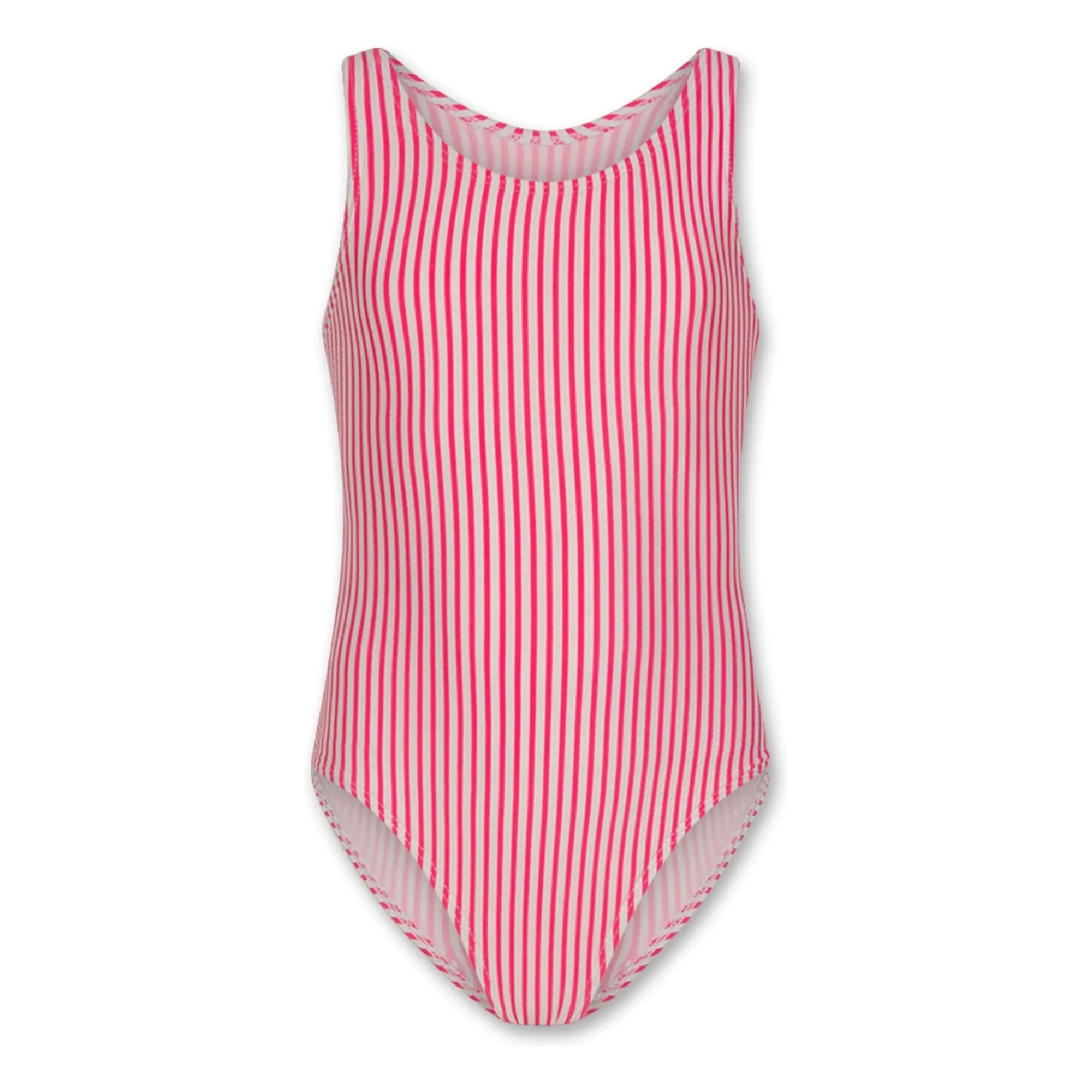 Ao76 Pink Franzi Striped Swimsuit