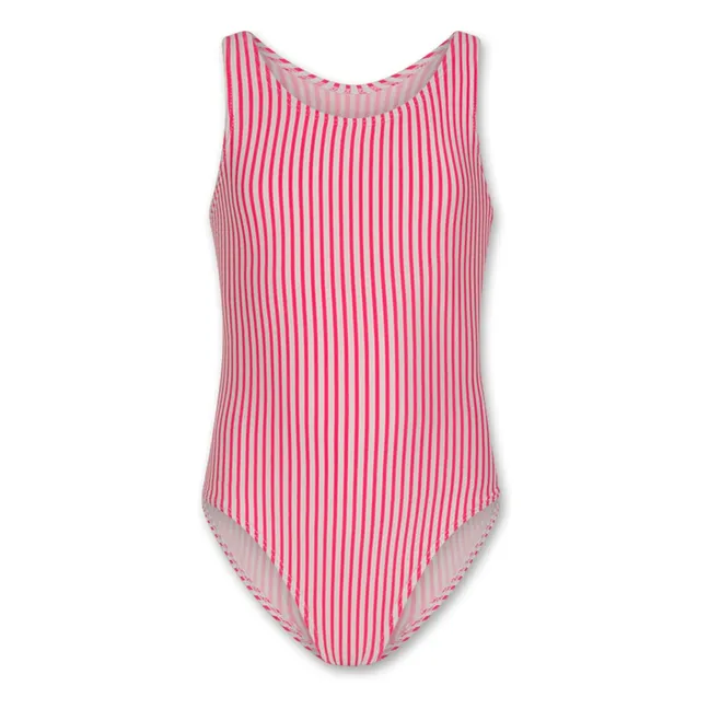 Maillot de Bain Franzi Rayé | Rose