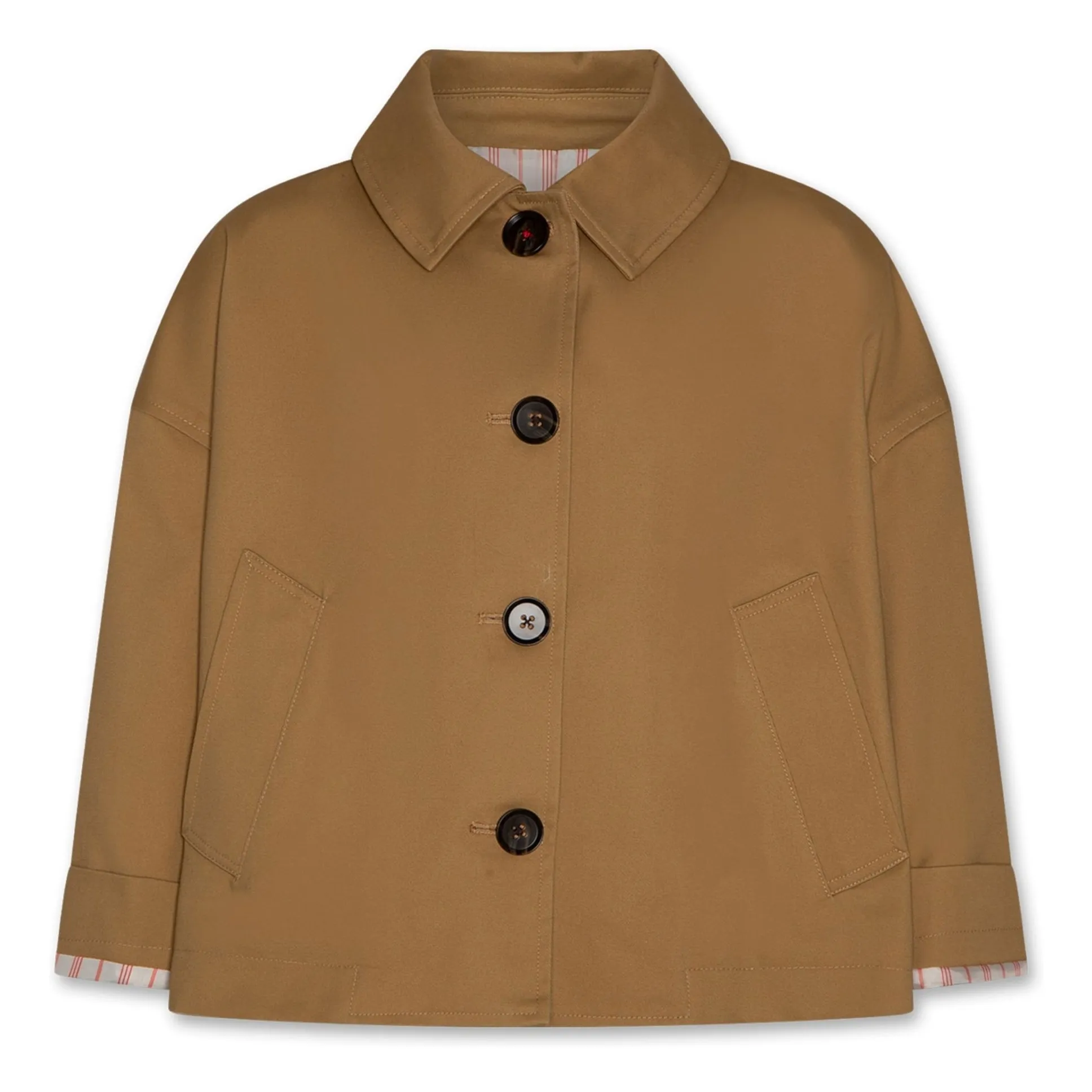 Ao76 Brown Mayla Button-Down Jacket