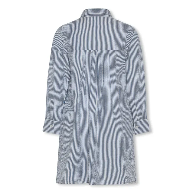 Robe Chemise Hedy Rayée | Bleu
