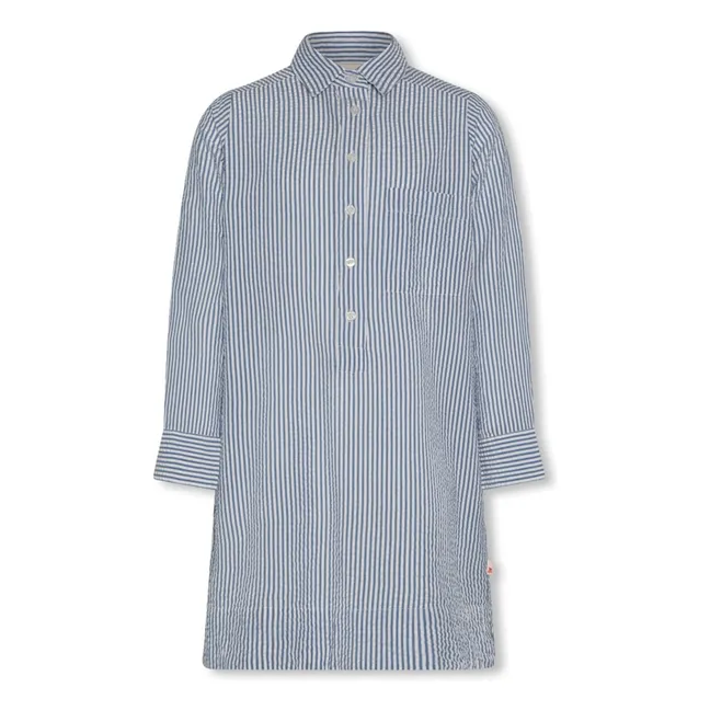 Kleid Shirt Hedy Gestreift | Blau