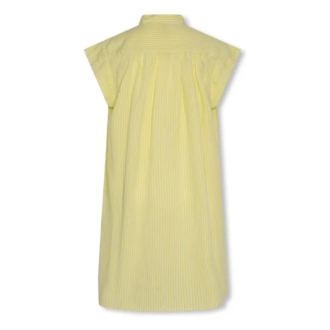 Kleid Hemdbluse Gem gestreift | Gelb