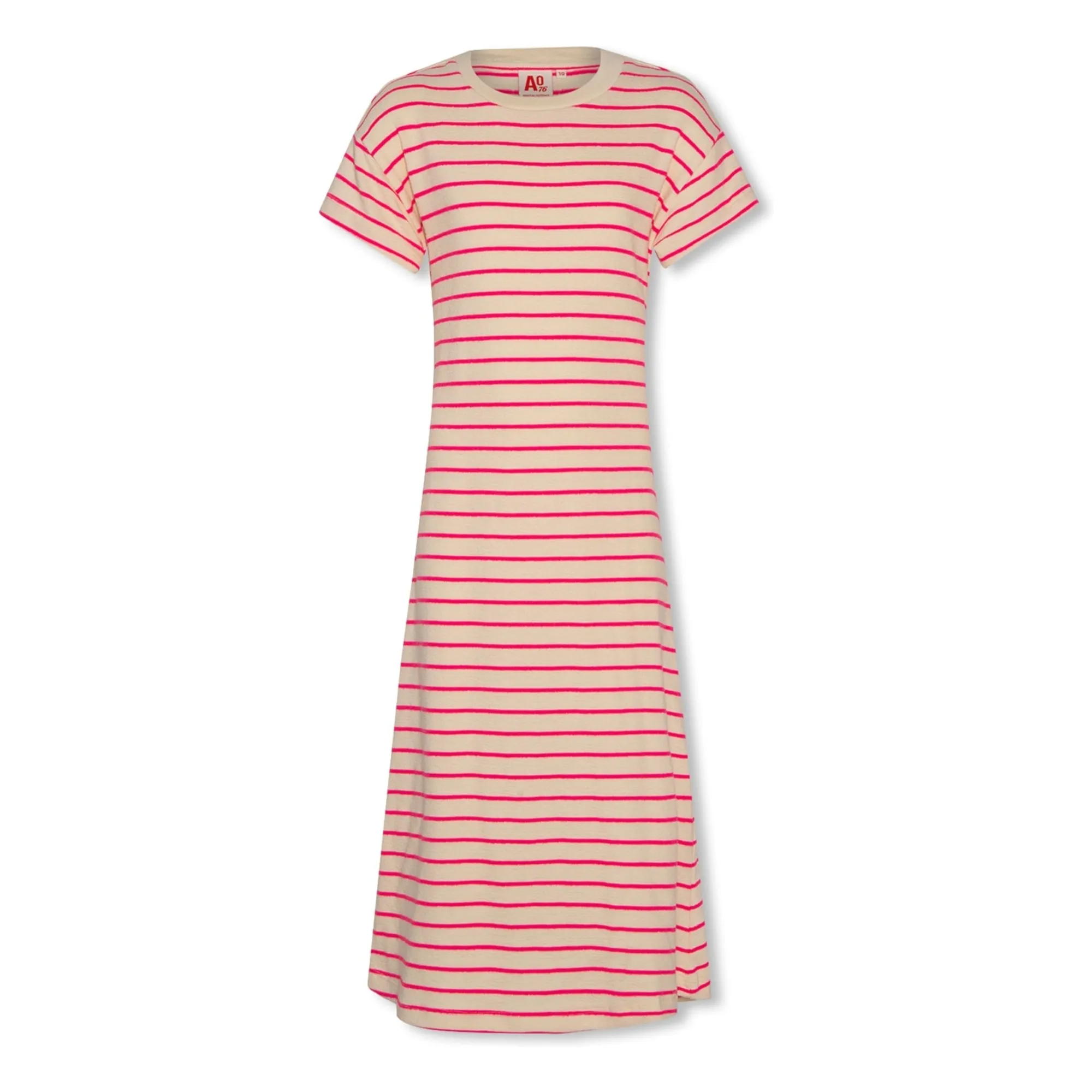 Ao76 Pink Striped Neo Dress