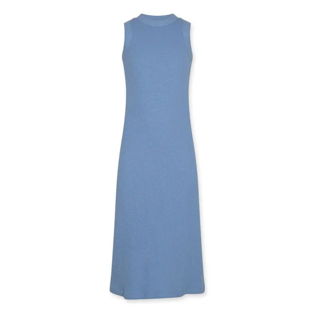 Elio Dress Cotone riciclato | Azzurro