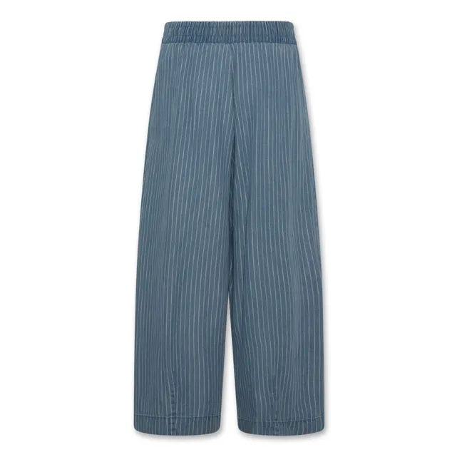 Pantalones de rayas Asa | Azul