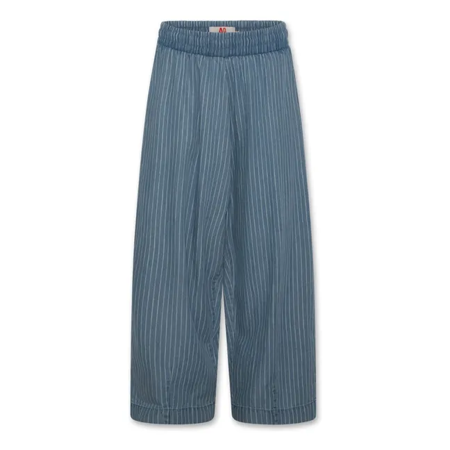 Pantalones de rayas Asa | Azul