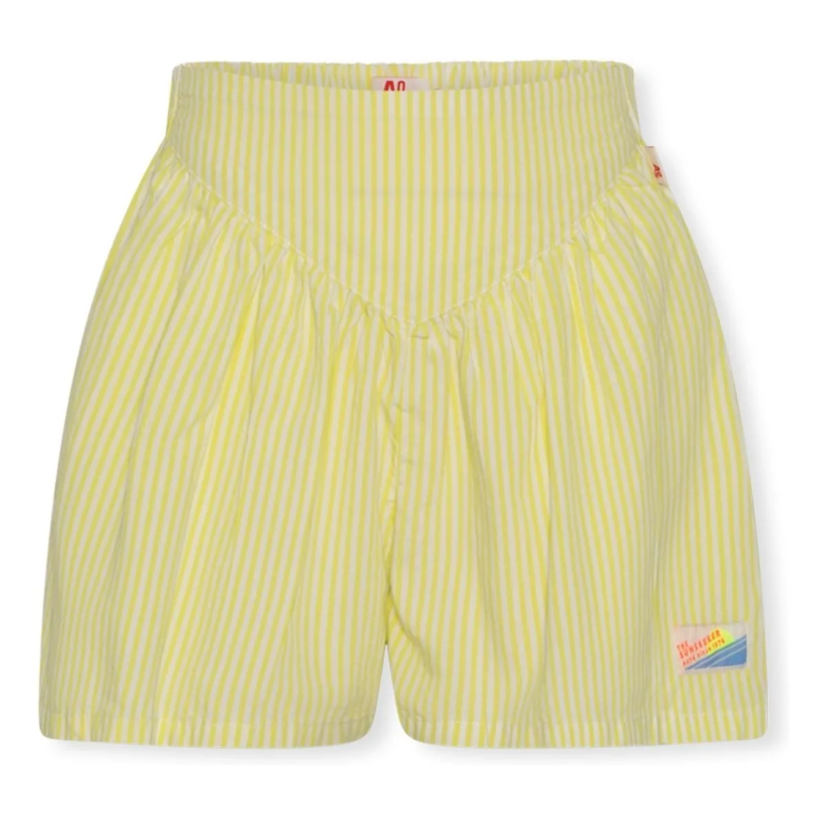 Ao76 Yellow Simba Striped Shorts