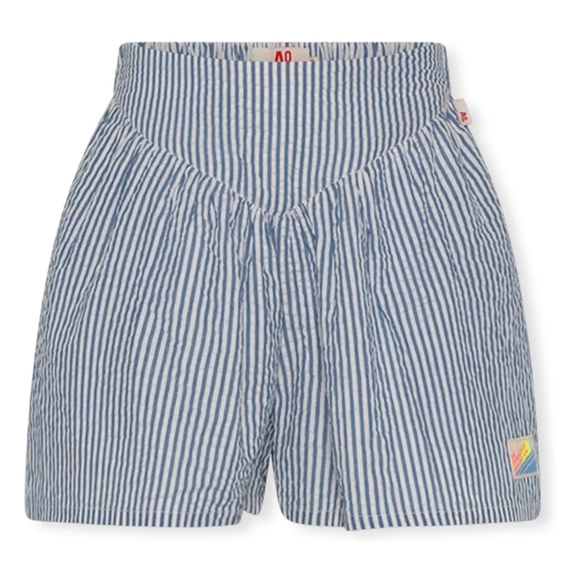 Ao76 Blue Simba Striped Shorts