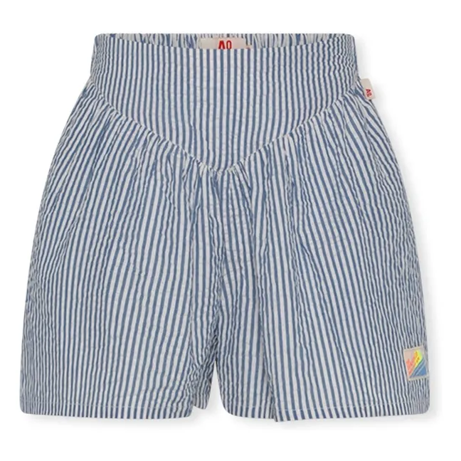 Pantalones cortos a rayas Simba | Azul