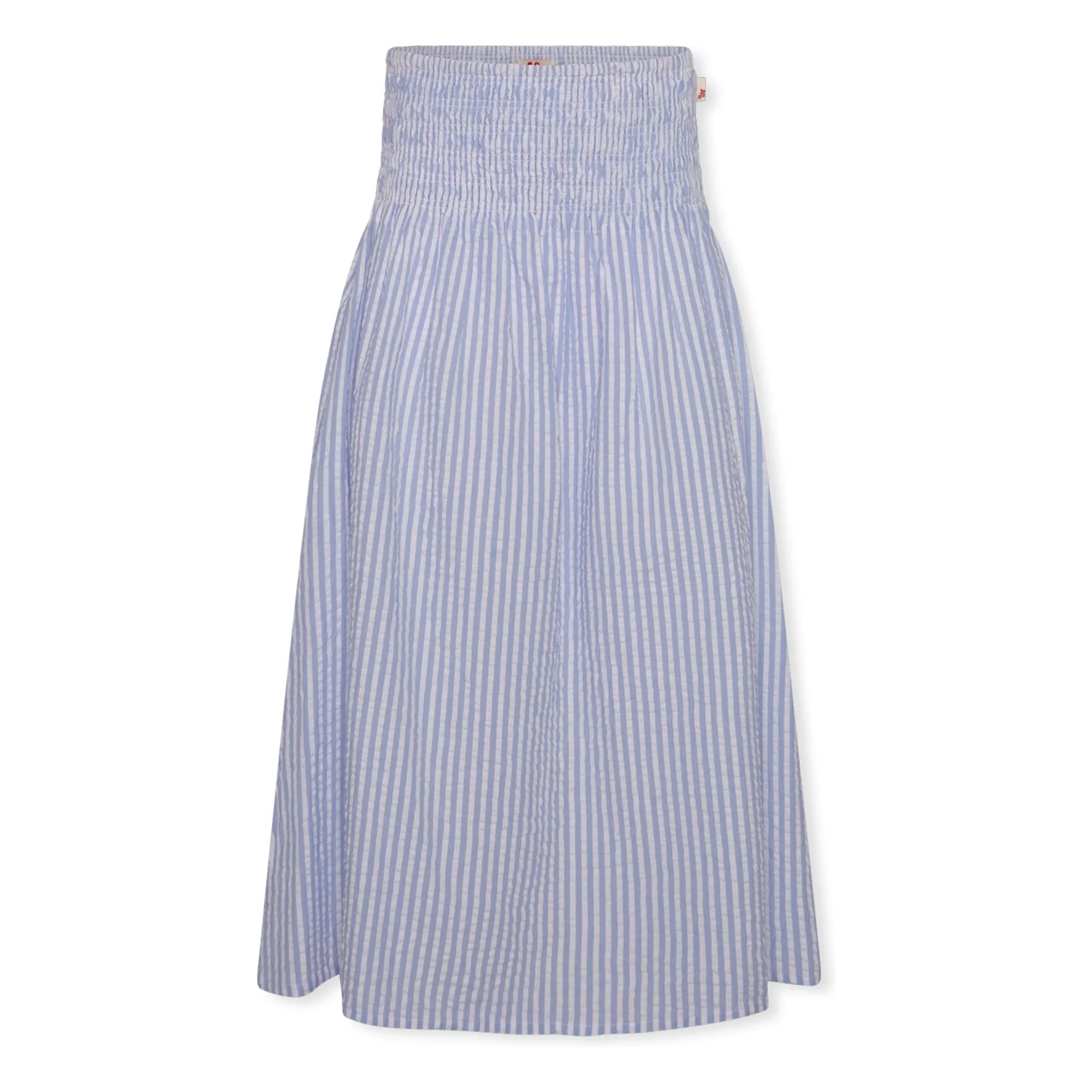 Ao76 Blue Uhuru Striped Skirt