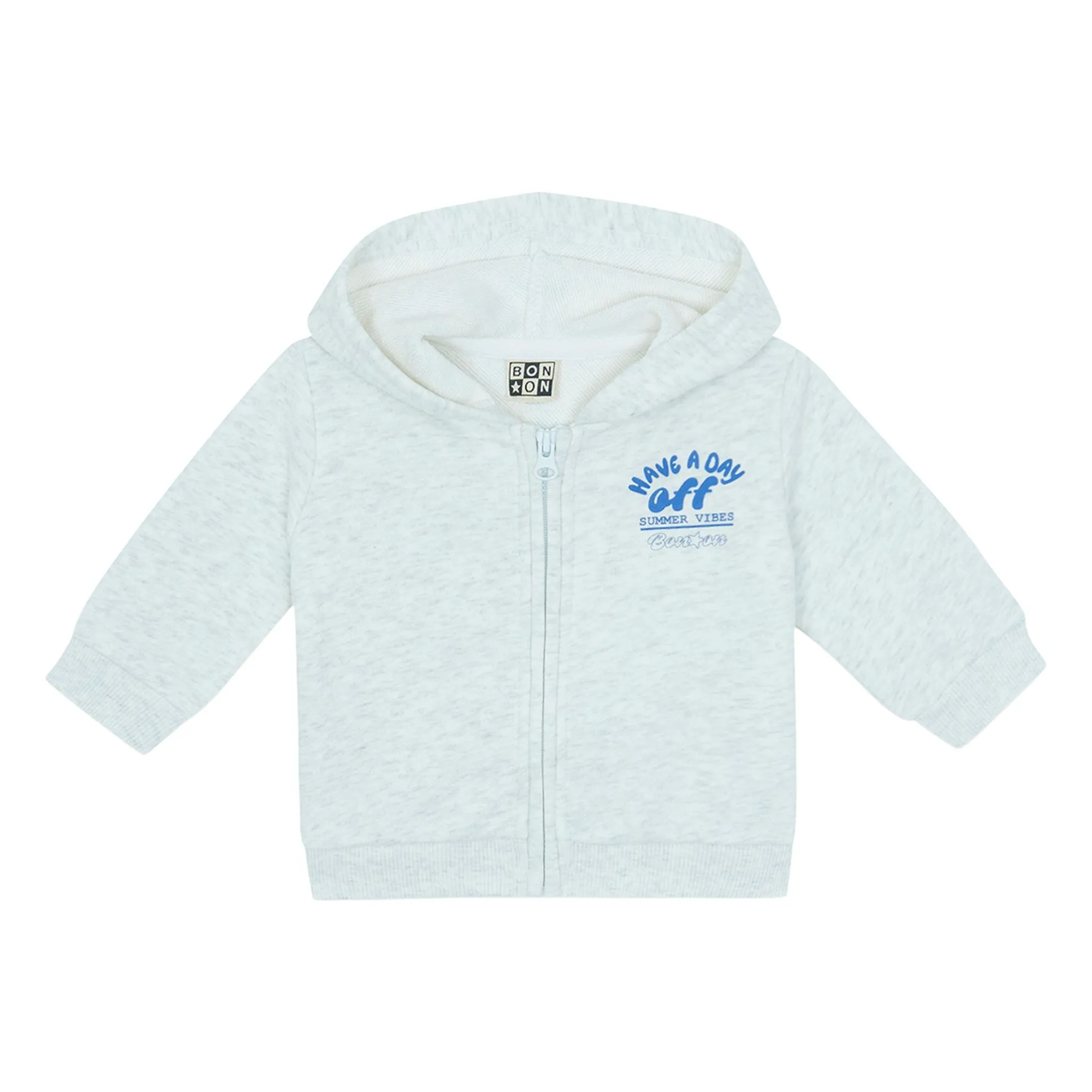 Sweat Capuche Chiné Lu Dayoff | Gris- Image produit n°0