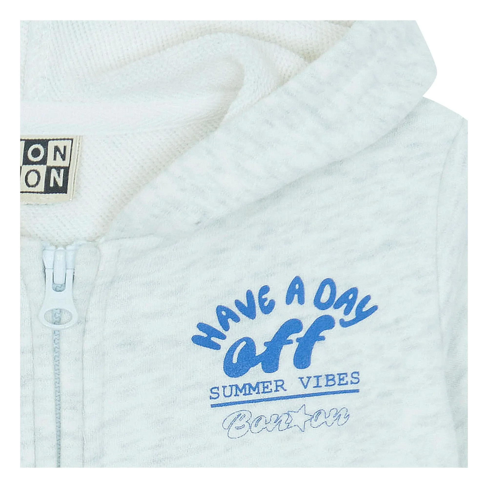 Sweat Capuche Chiné Lu Dayoff | Gris- Image produit n°1