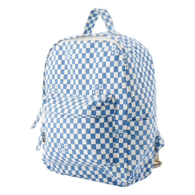 PM Carreaux Backpack | Indigo blue
