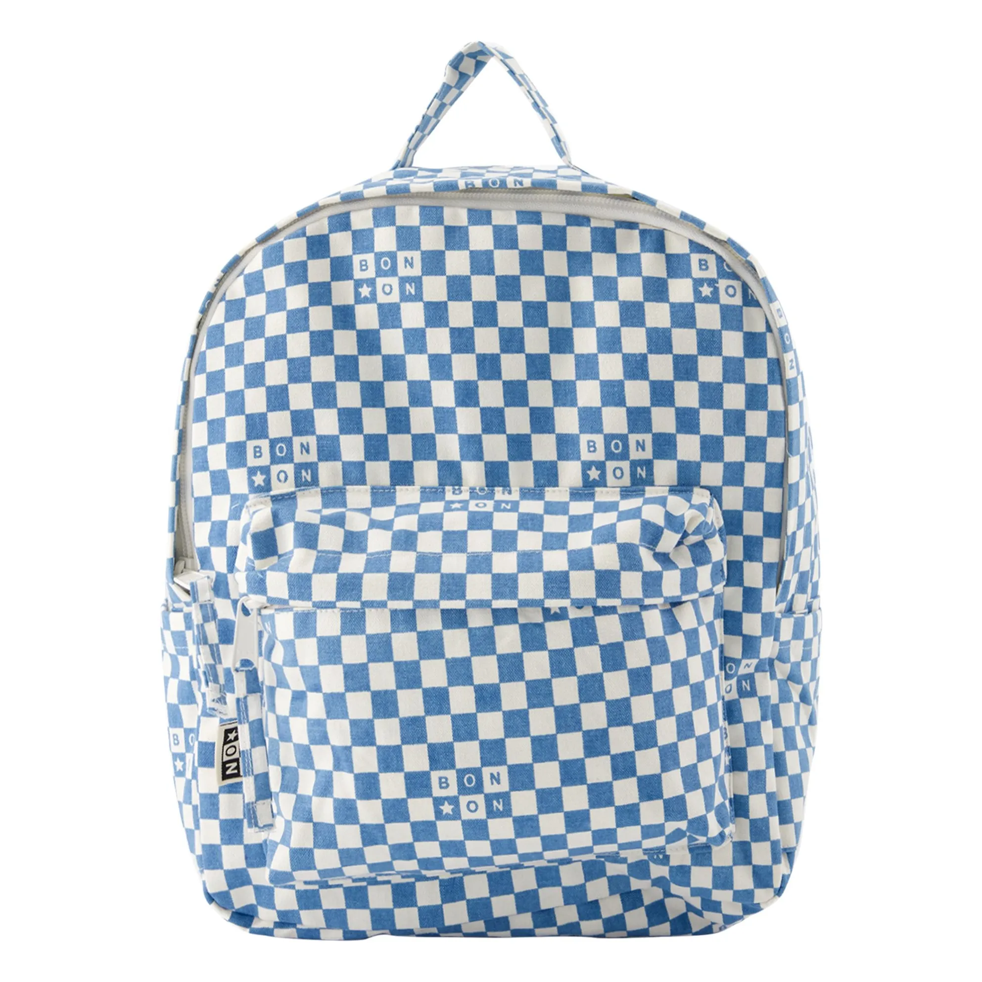 Bonton Indigo Blue Pm Carreaux Backpack