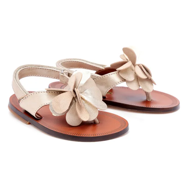 Sandales Fleur | Crème