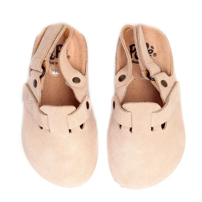 Zuecos de ante | Beige