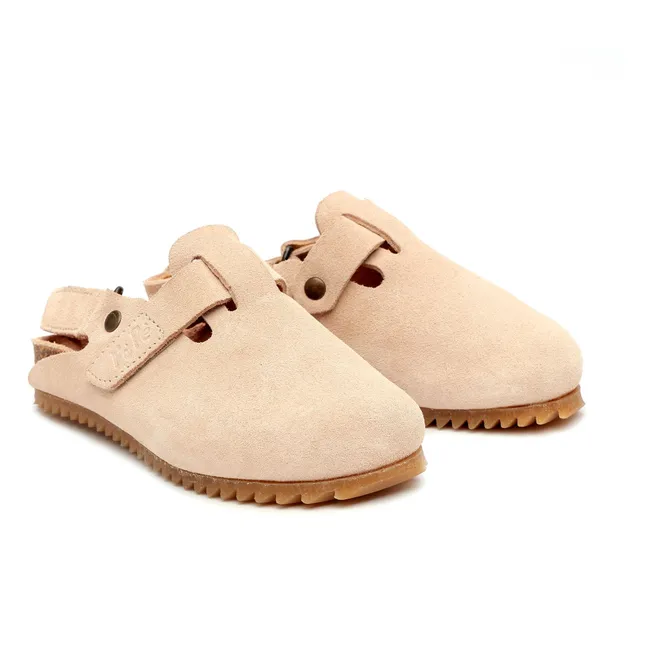 Zuecos de ante | Beige