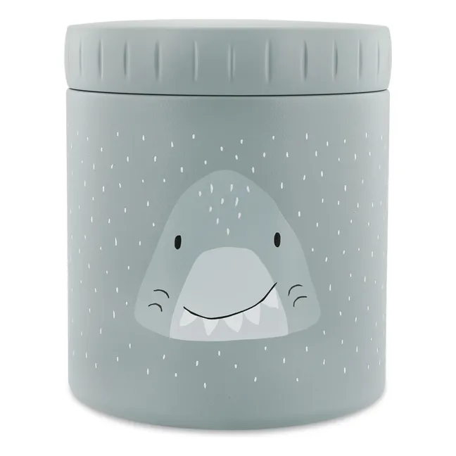 Boîte à goûter isotherme 500 ml Mr Shark | Gris