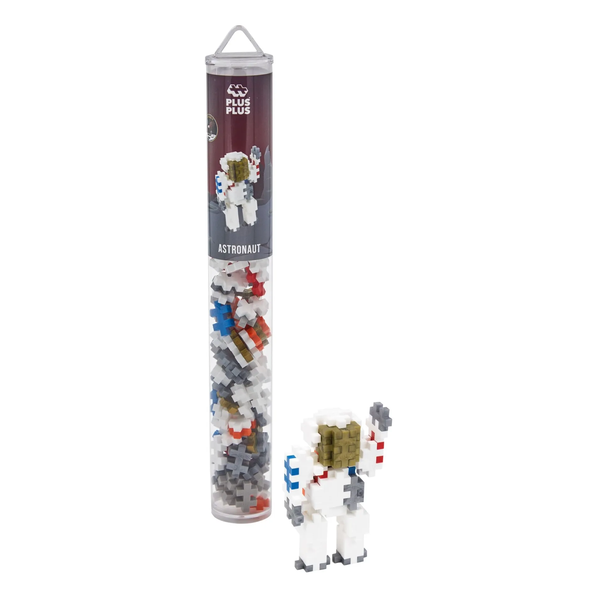 Plus-Plus Multicoloured Astronaut Tube - 100 Pieces