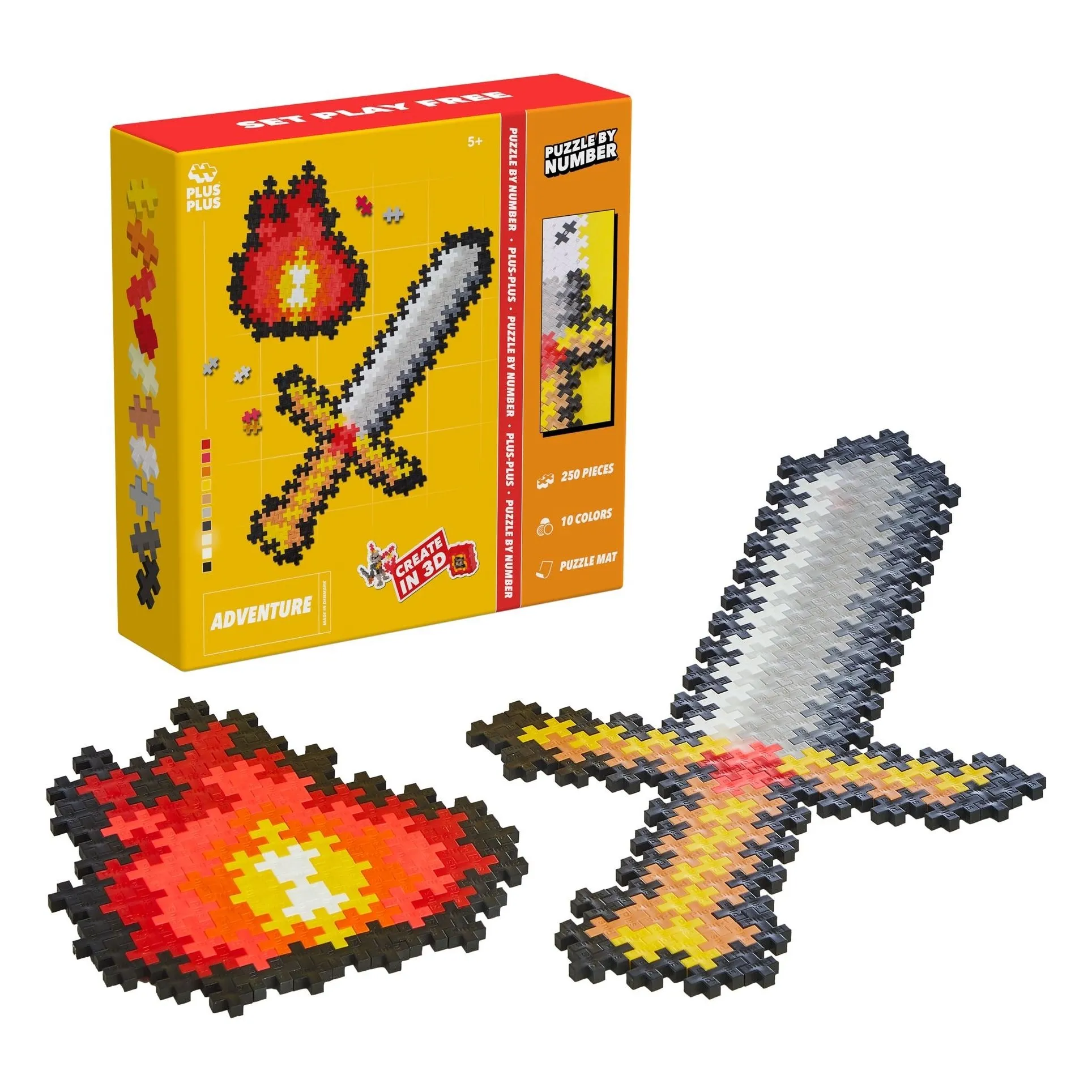 Plus-Plus Multicoloured Adventure Puzzle - 250 Pieces