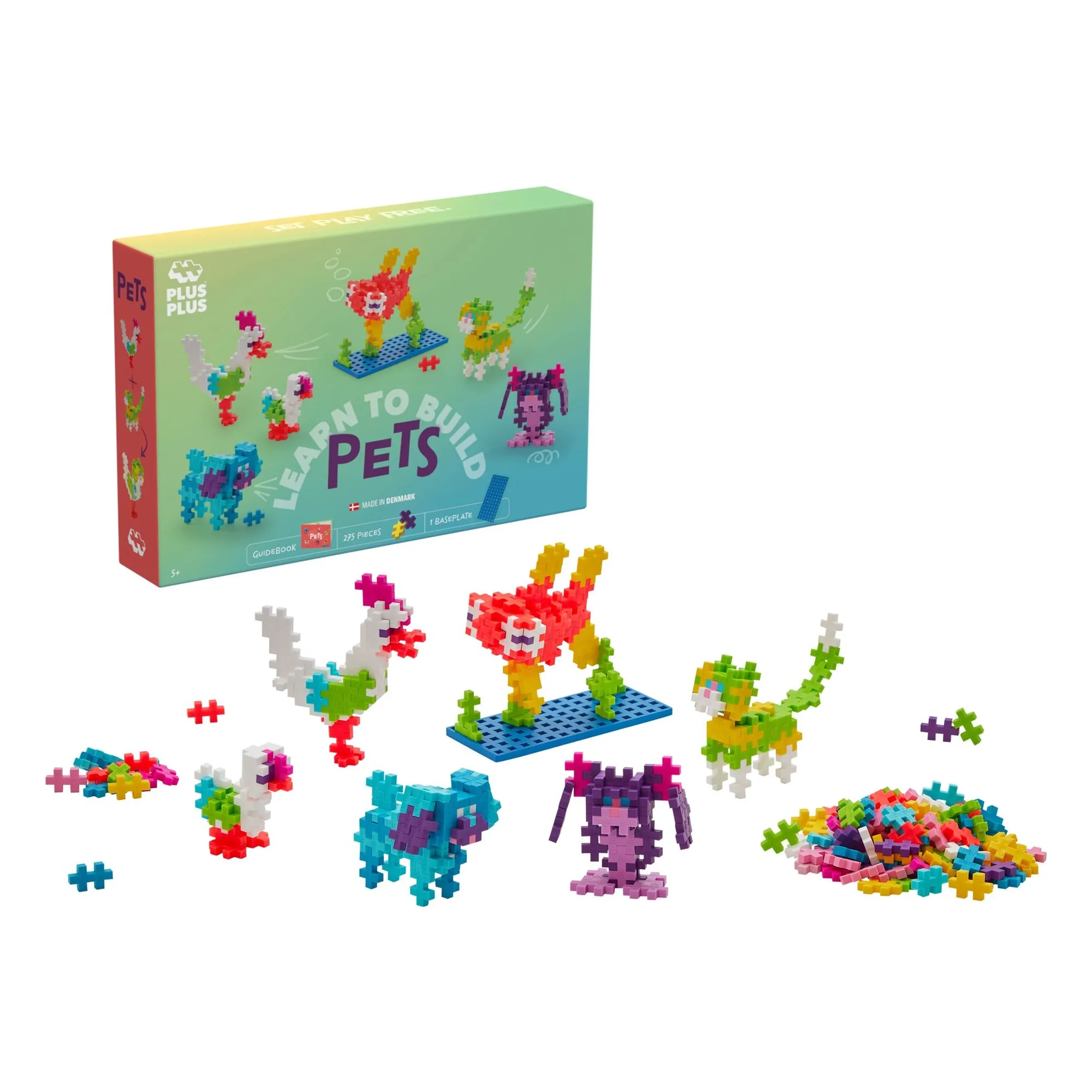 Plus-Plus Multicoloured Animal Discovery Set - 275 Pieces