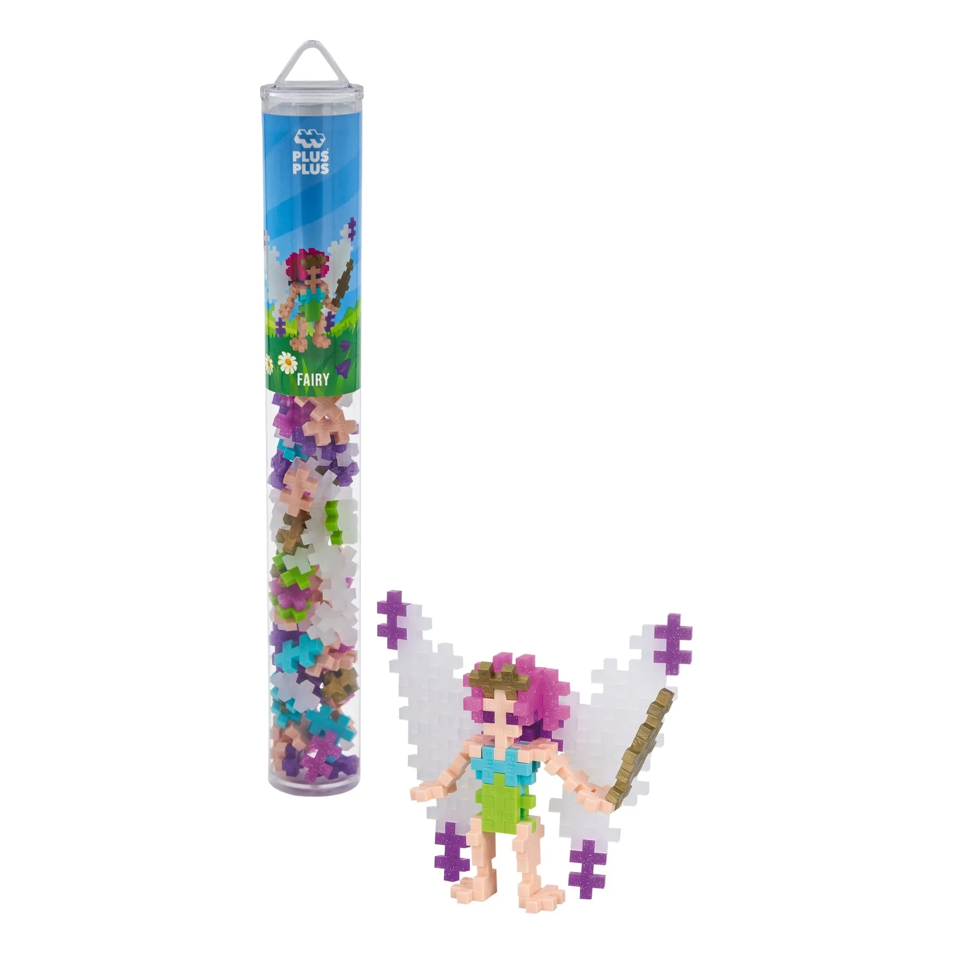 Plus-Plus Multicoloured Tube Fée - 100 Pieces