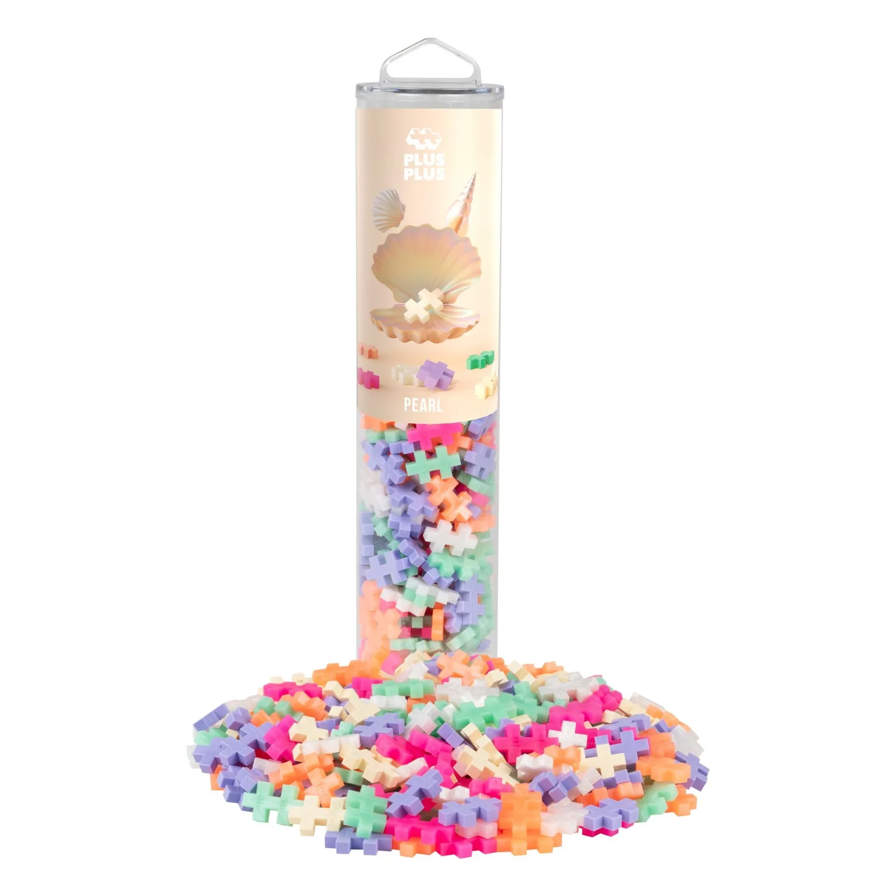 Plus-Plus Multicoloured Pearl Tube - 240 Pieces