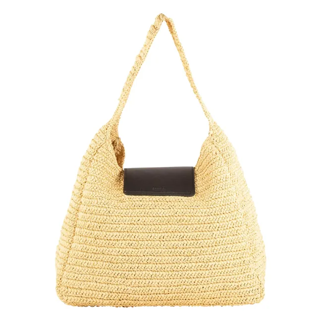 Sac Grande Maeluz Raphia | Sable